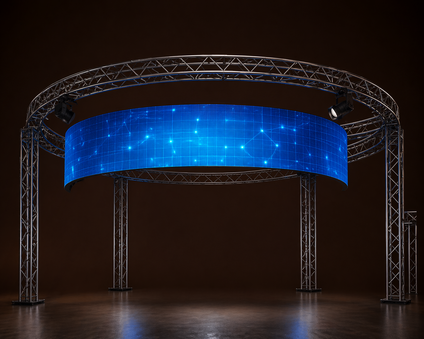 PANTALLA LED OUTDOOR P2.9 CON POSIBILIDAD DE GENERAR CURVAS 1