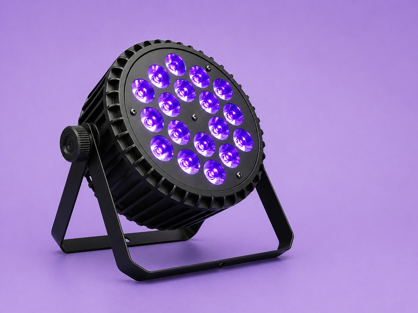 PAR LED DE 216W RGBWAUV 1