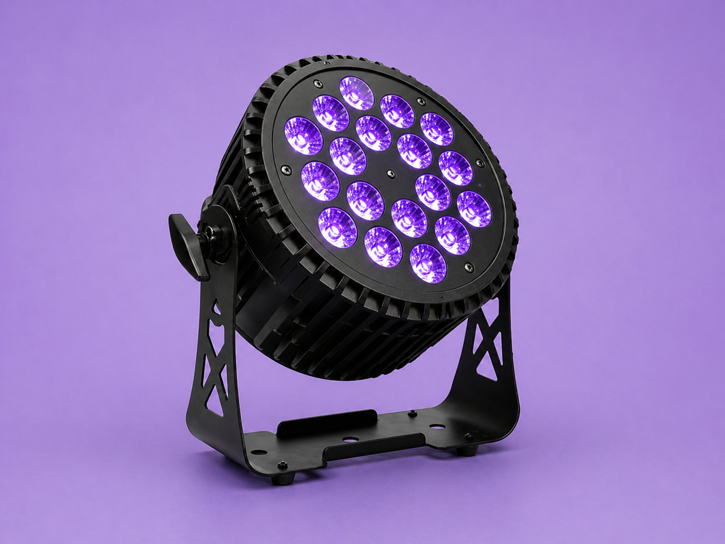 PAR LED DE 324W RGBWAUV IP66 1
